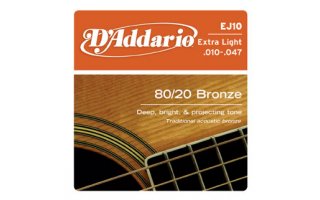 DAddario EJ10 - Bronze Extra Light [10-47]